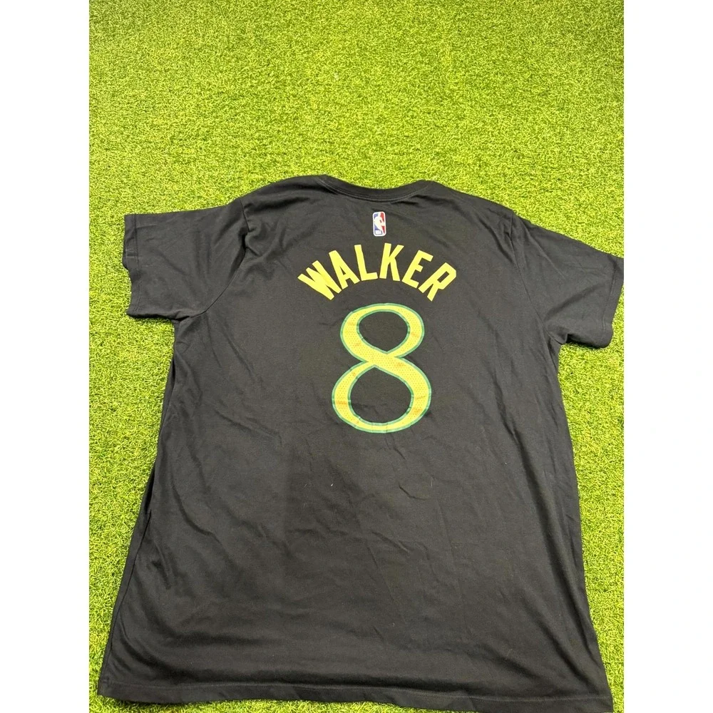 Nike Dri-Fit Boston Celtics #8 Kemba Walker‎ Basketball Team Shirt Mens XL Black
